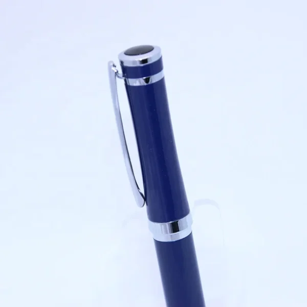 Hb0aca0760b1a4eb8a40f957994632b18k.webp Royal Blue Metal Fountain Pen – Classic Design