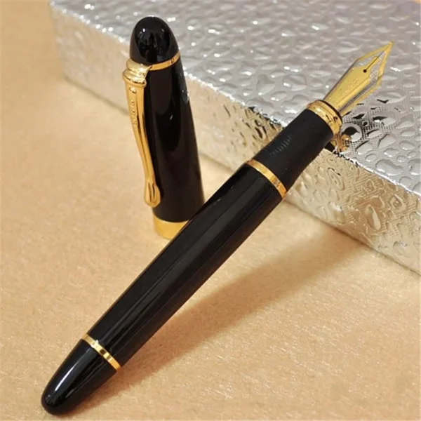 450 Black & Gold-Tone Metal Fountain Pen