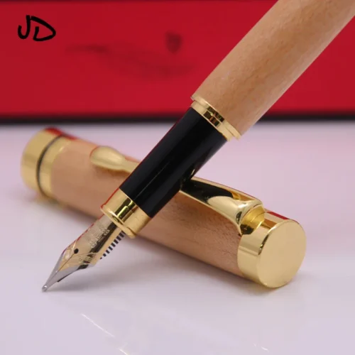 Hb3a43405d5a24a36a1ed9bf90015a72e6.webp Wood-Finish Fountain Pen – Classic Writing Style