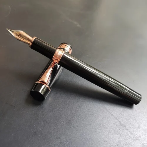 Square-Barrel Fountain Pen – Arrow Clip Design