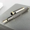 Hbf44a3f3eca1419ba34eb95bc0e73d3fD.webp Executive-Style Metal Fountain Pen – Iridium-Point Nib