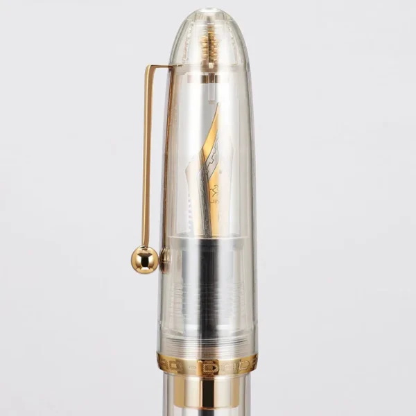 9019 Oversized Transparent Fountain Pen