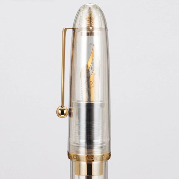 9019 Oversized Transparent Fountain Pen