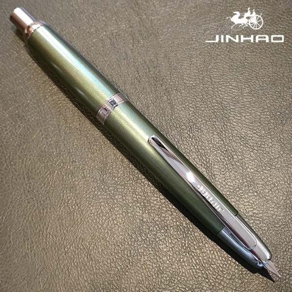 Metal Retractable Fountain Pen – Assorted Finishes