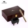 Huabiao Dragon Fountain Pen – Gold-Tone Detail