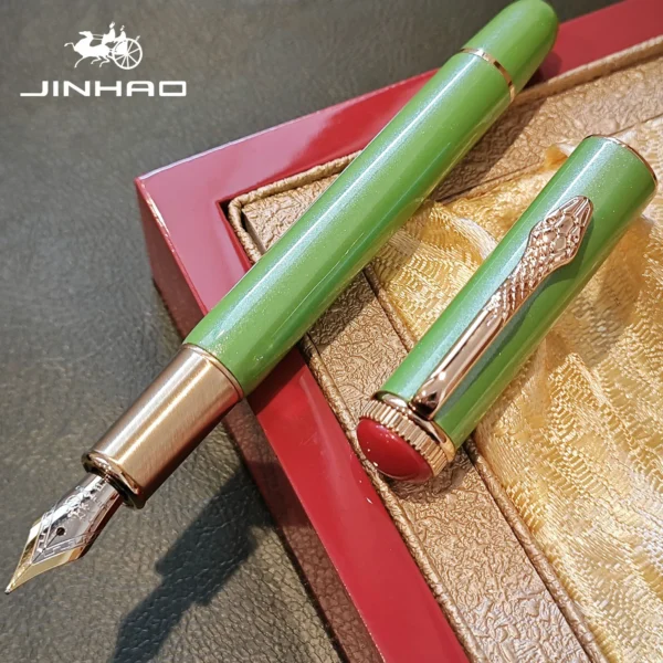 025 Snake Motif Fountain Pen – Fine Nib