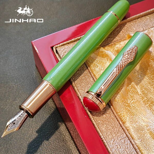 025 Snake Motif Fountain Pen – Fine Nib