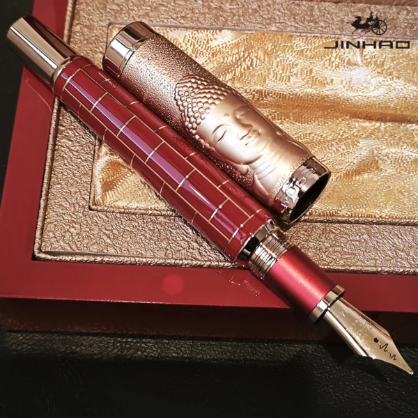 Hcd9812a6d2704378a497d4b0616a5a17Y.webp Dadao Buddha Fountain Pen – Heartbeat-Style Nib