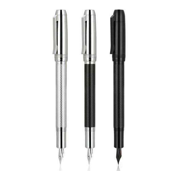 92 Black Metal Fountain Pen – Medium Nib