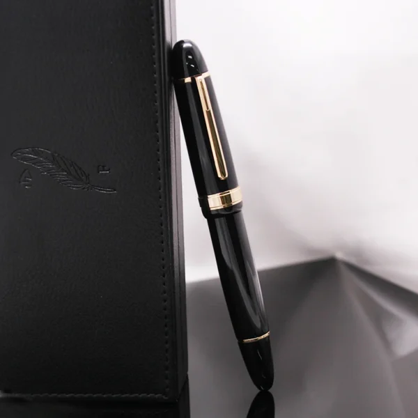 JD 149 Black Metal Fountain Pen – Gold or Silver Trim