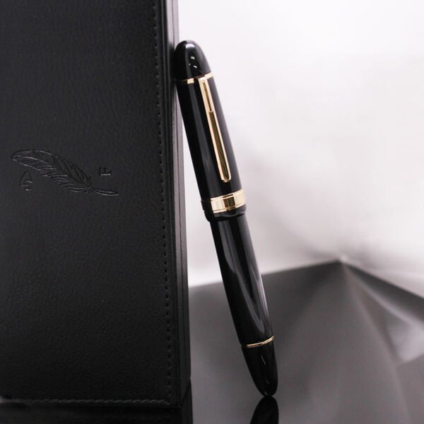 JD 149 Black Metal Fountain Pen – Gold or Silver Trim