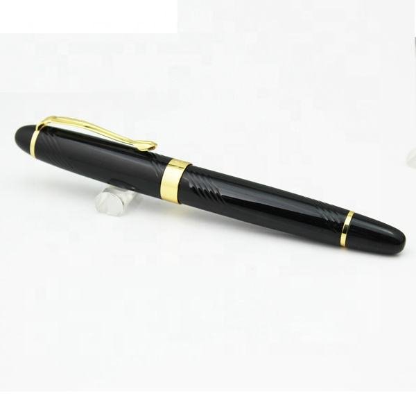 450 Black & Gold-Tone Metal Fountain Pen