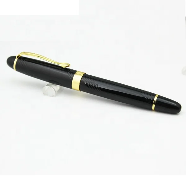 450 Black & Gold-Tone Metal Fountain Pen