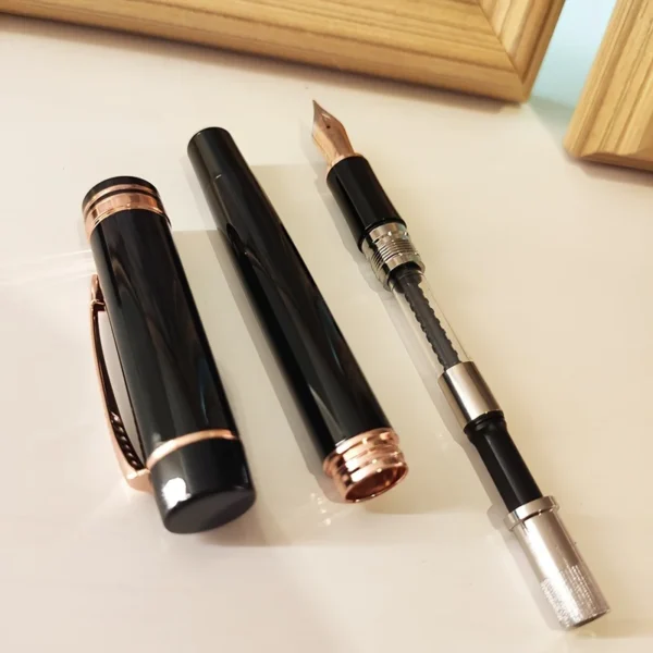 Square-Barrel Fountain Pen – Arrow Clip Design