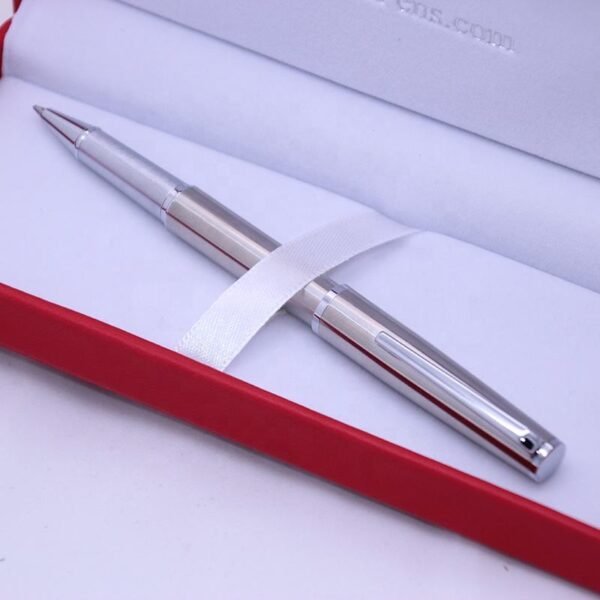 Stainless Steel Retractable Ballpoint Pen – Slim Profile