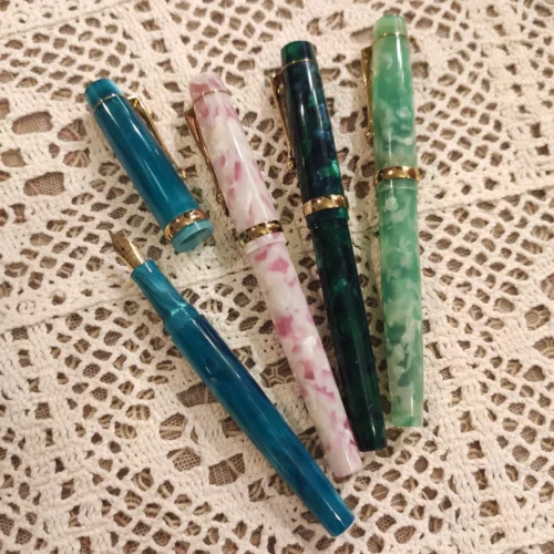 JX A002 Marble-Style Acrylic Writing Pen
