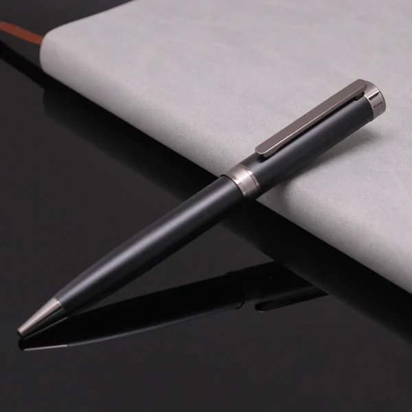 Hda336a98ebda4358a0c756473452607fV.webp Chrome & Black Twist-Action Ballpoint Pen
