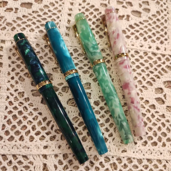 JX A002 Marble-Style Acrylic Writing Pen