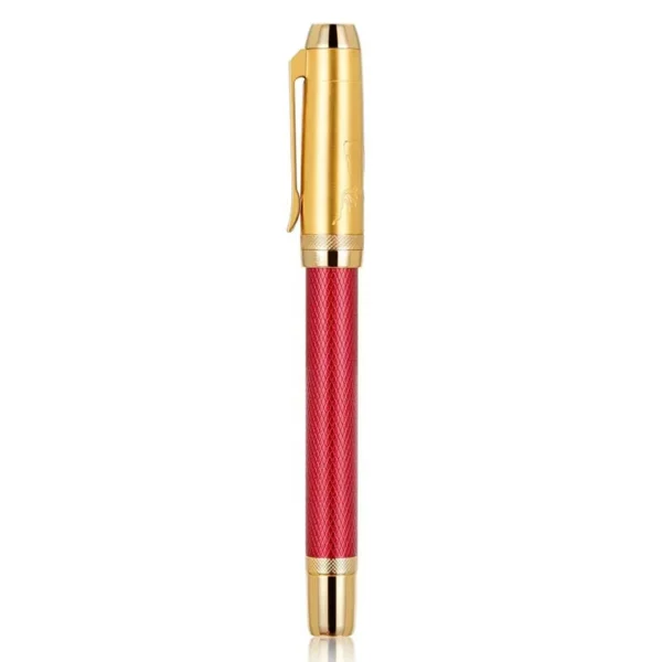 Hea2f3229af30423cbd8fa2c4e23f103dl.webp 92 Red Metal Fountain Pen – Fine Nib