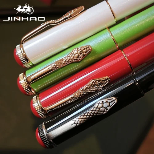 025 Snake Motif Fountain Pen – Fine Nib