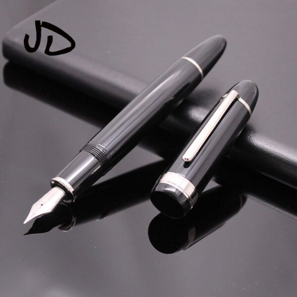 JD 149 Black Metal Fountain Pen – Gold or Silver Trim