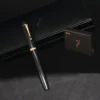 Black Metal Fountain Pen – Classic Iridium-Point Nib