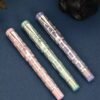 Openwork Acrylic Fountain Pen – Silver-Tone Detail