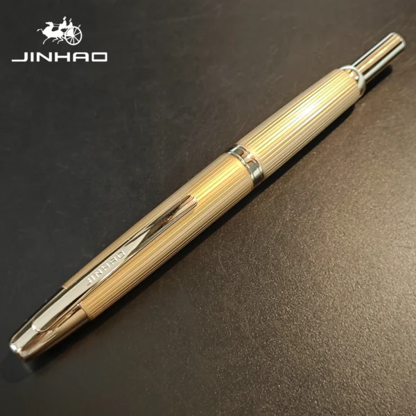 Metal Retractable Fountain Pen – Assorted Finishes