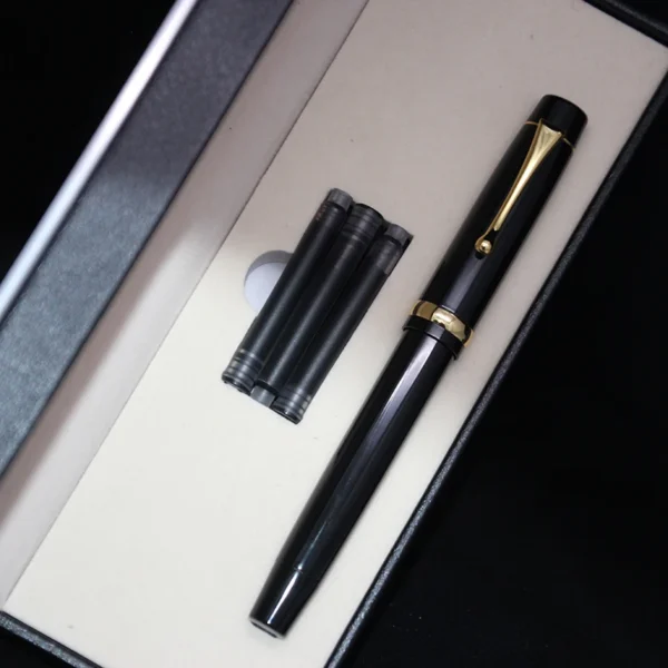 Gold-Trim Fountain Pen – Fine Nib