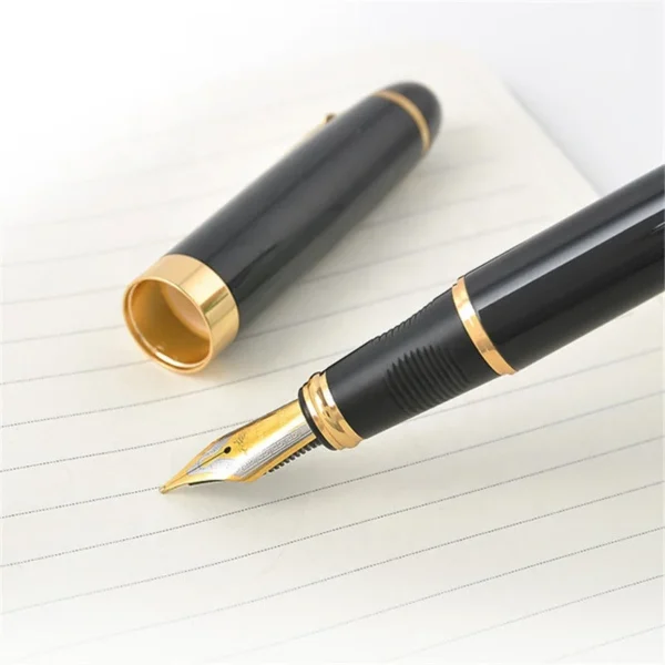 450 Black & Gold-Tone Metal Fountain Pen