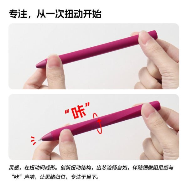 IMG_7799.jpg TWIST 0.5mm Gel Pen – Twist-Action Black Ink