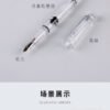 IMG_7835.jpg Transparent Red Piston-Fill Fountain Pen – 1.0mm Bent Nib