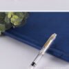 IMG_7841.jpg Transparent Red Piston-Fill Fountain Pen – 1.0mm Bent Nib