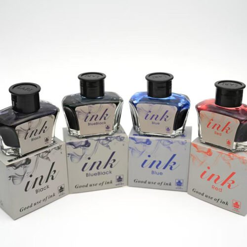 Fountain Pen Bottled Ink – Black, Blue & Red